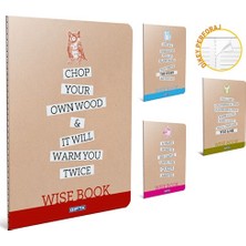 Gıpta Wise Book Not Defteri A6 Sert Kapak Dikişli 96-0 3-1631000-2011