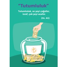 Okularenkkat Değerler Eğitimi Afişi Tutumluluk