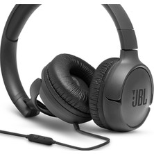 JBL T500 Mikrofonlu Kablolu Kulaküstü Siyah Kulaklık