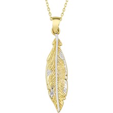 AltınSepeti Altın Tüy Kolye AS1378KL