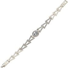 Forentina Bayan Gümüş Kaplama   Taşlı  Tasarım Bileklik Ps0538