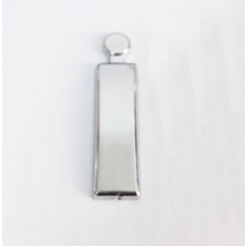 Cemax İ Harfi  3,75 cm Krom Yapışkanlı