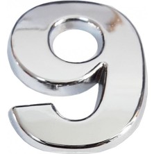 Cemax Krom Yapışkanlı 9 Rakamı 5 cm