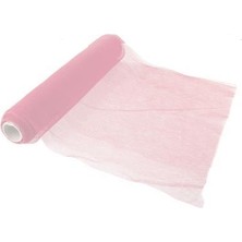 Parti Dolabı 1 Adet Pembe (Şeker Pembe) 70Cmx25M Grek Tül Parti Malzemesi