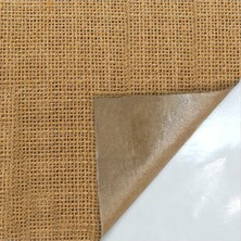 Direkt-Al Yapışkanlı Doğal Jüt (Telis) Kumaş Çuval Bezi 50Cm X 50Cm