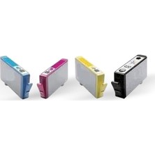 Photoink 1 Takım- 4 Adet Bk 920Xl Uyumlu Kartuşlar - 6000/ 7000N/ 6500/ 6500A/ 7500A