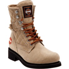 Harley Davidson New Worker Unisex Deri Bot Crosta Süet