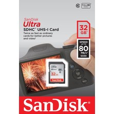 Sandisk Ultra 32 GB 80Mb/s 533x SD Hafıza Kartı (5 Adet)