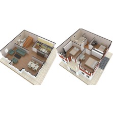 Karmod Ev - Şale Köşkü 125 m²