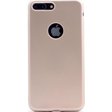 Jopus Apple iPhone 8 Kılıf Ultra İnce Mat Silikon + Cam Ekran Koruyucu