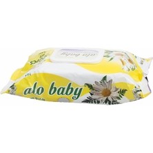 Alo Baby Papatyalı  Islak Temizleme Mendili 102 Adet