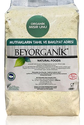 Beyorganik Gıda Organik Mısır Unu 500 gr