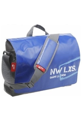 New Looxs Omuz Çantası Postino Office 16L 39X31.5X13Cm Mavi/Gri Su Geçirmez