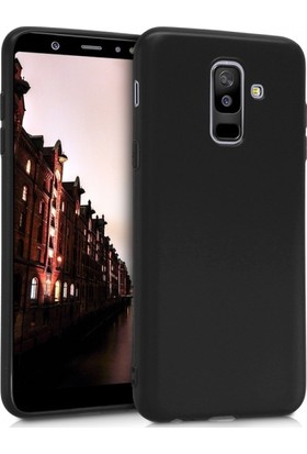Aplus Samsung Galaxy A6 Plus 2018 Ultra İnce Yumuşak Silikon Premier Kılıf - Siyah