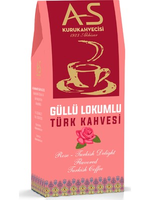 As Kurukahvecisi  Güllü Lokumlu Türk Kahvesi 100 gr