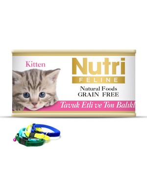 Nutri Feline Tahılsız Tavuk Etli Yetişkin Kedi Konservesi 85gr