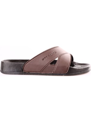Ceyo Bermuda-M1 Erkek Terlik Kahve