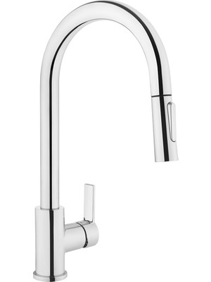 Artema Maestro A42145 Pull-Down Eviye Bataryası, Krom