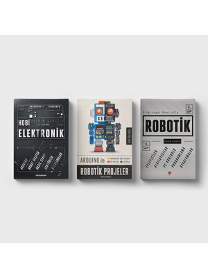Dikeyeksen Yayın Dağıtım Robot Programlama Seti (3 Kitap) - Akın Akçaoğlu - Devrim Çamoğlu