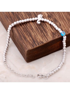 Sümer Telkari Dorika Deniz Atı Tasarımlı 925 Ayar Gümüş Bileklik 2288