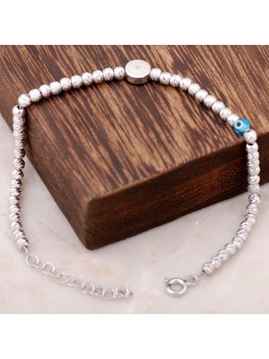 Sümer Telkari Dorika Tasarımlı Rodyumlu 925 Ayar Gümüş Bileklik 2286