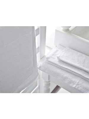 English Home Leafy Bambu Banyo Havlusu 70x140 Cm Beyaz