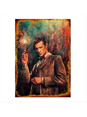 Cakasepetim Ahşap Tablo Doctor Who