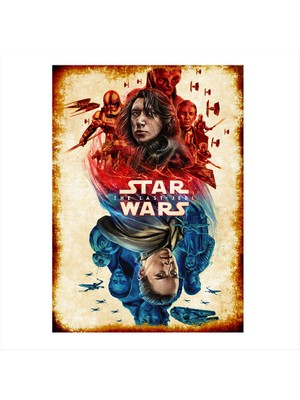 Cakasepetim Ahşap Tablo Star Wars
