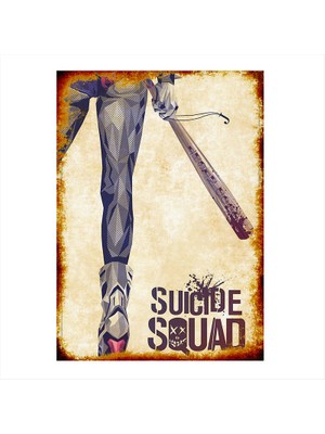 Cakasepetim Ahşap Tablo Harley Quinn