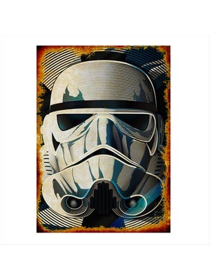 Cakasepetim Ahşap Tablo Star Wars Droid