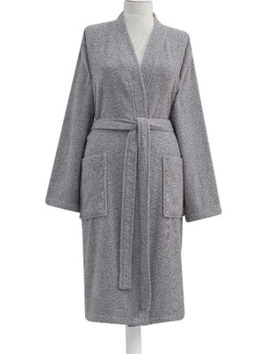 Taç Şal Yaka Tekli Bornoz