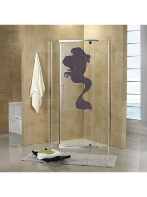 Tilki Dünyası Deniz Kızı Duşakabin ve Banyo Sticker