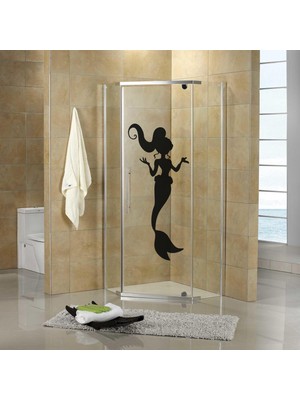 Tilki Dünyası Deniz Kızı Duşakabin ve Banyo Sticker