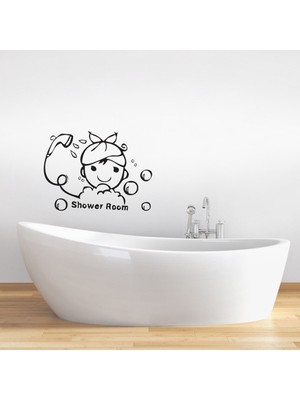 Tilki Dünyası Shower Room Duşakabin ve Banyo Sticker