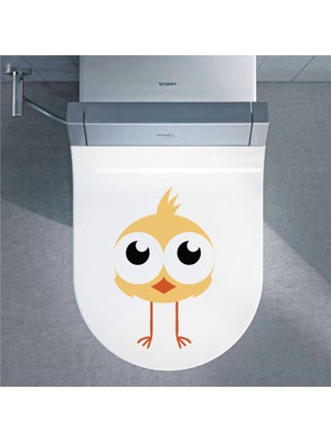 Tilki Dünyası Minnik Kuş Klozet Kapağı ve Banyo Sticker