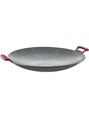 Oms 40 Cm Granit Çift Taraflı Sac Tava
