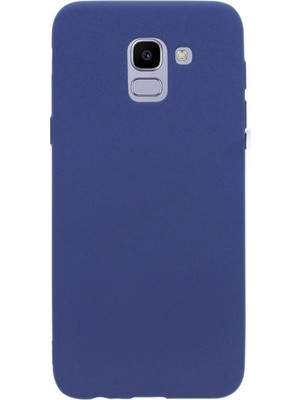 Gpack Samsung Galaxy J6 Kılıf Premier Silikon İpeksi Dokunuş Esnek Mürdüm