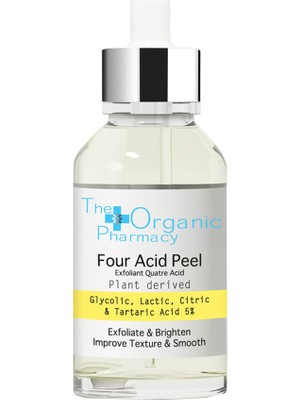 The Organic Pharmacy Four Acid Peel - Mat ve Donuk Ciltler İçin Serum 30 ml