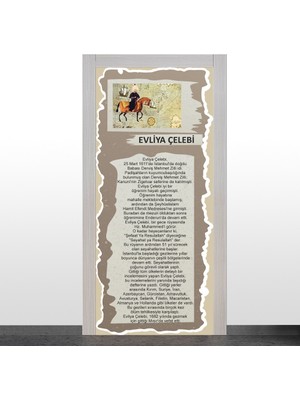 Okularenkkat Türk Büyükleri-Evliya Çelebi Kapı Giydirme