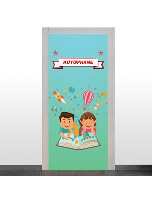 Okularenkkat Kütüphane Kapı Giydirme- 6