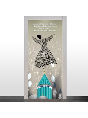 Okularenkkat Mevlana ve Semazen Kapı Giydirme