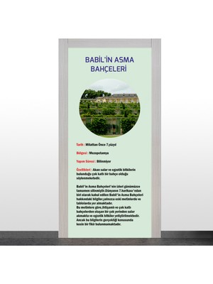 Okularenkkat Babilin Asma Bahçeleri Kapı Giydirme