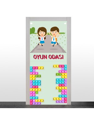 Okularenkkat Oyun Odası Kapı Giydirme-.3