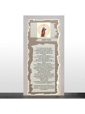 Okularenkkat Türk Büyükleri-Ahmet Yesevi Kapı Giydirme