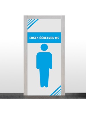 Okularenkkat Erkek Öğretmen Wc Kapı Giydirme