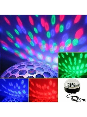 Ferled Mp3 Çalar Hoparlör Disko Sahne Topu Rgb Led Işık