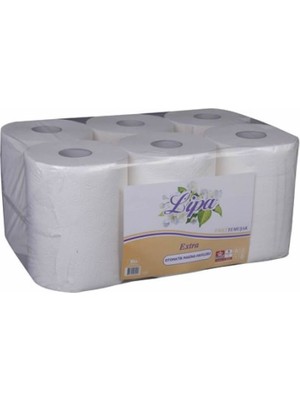 Lipa Kağıt Havlu Makinesi Kağıdı  21 cm 6 Rulo