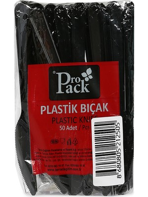 Propack 50 Adet Siyah Plastik Bıçak