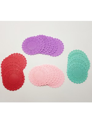 Ün-Ev Unr-584-P 6'Lı Silikon Bardak Altlığı