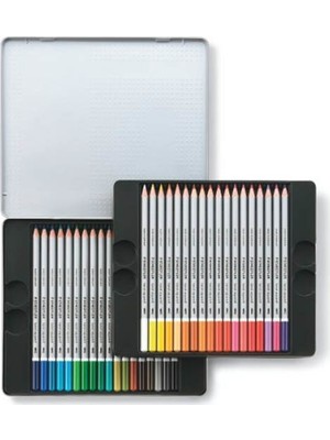 Staedtler 125 M36 Karat Aquarell Kuru Boya 36lı Renkli Boyama Seti Pürüzsüz Performans